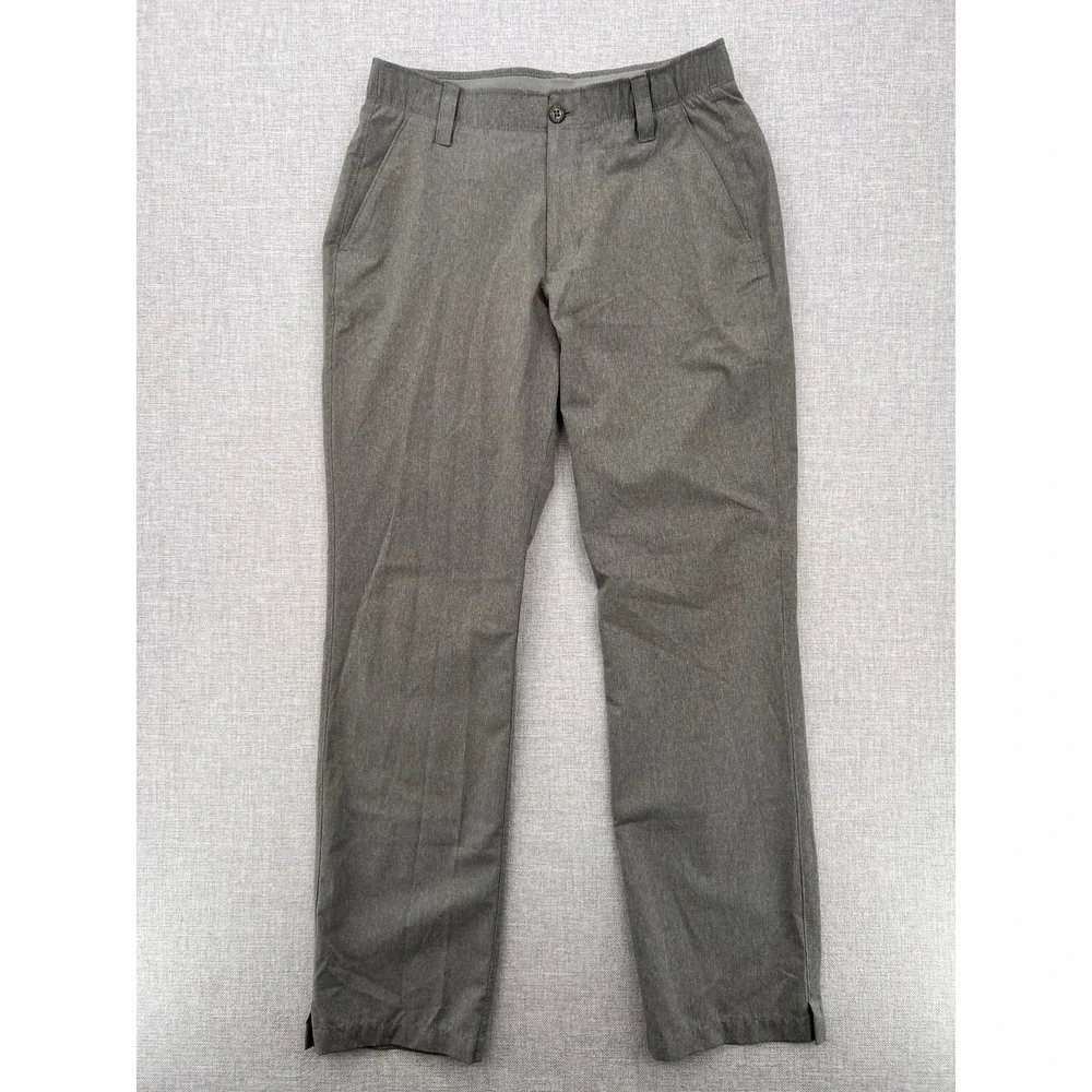 Under Armour Match Play Vented Golf Pants‎ Men 32x32 Gray Performance Tech